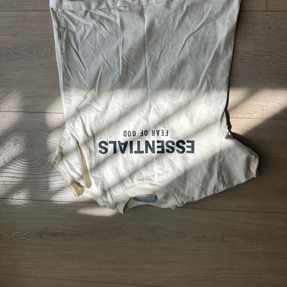Fear of God Essentials Beige Tee